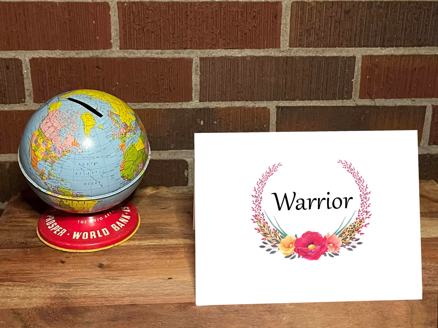 Warrior Motivational Card